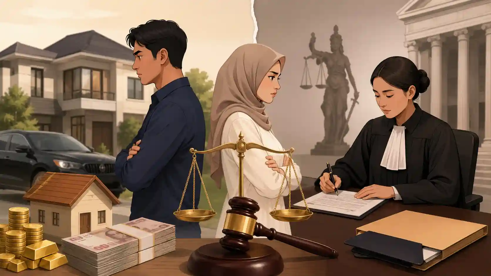 Sengketa Harta Gono Gini Nikah Siri: Dasar Hukum dan Cara Menuntut Hak Aset